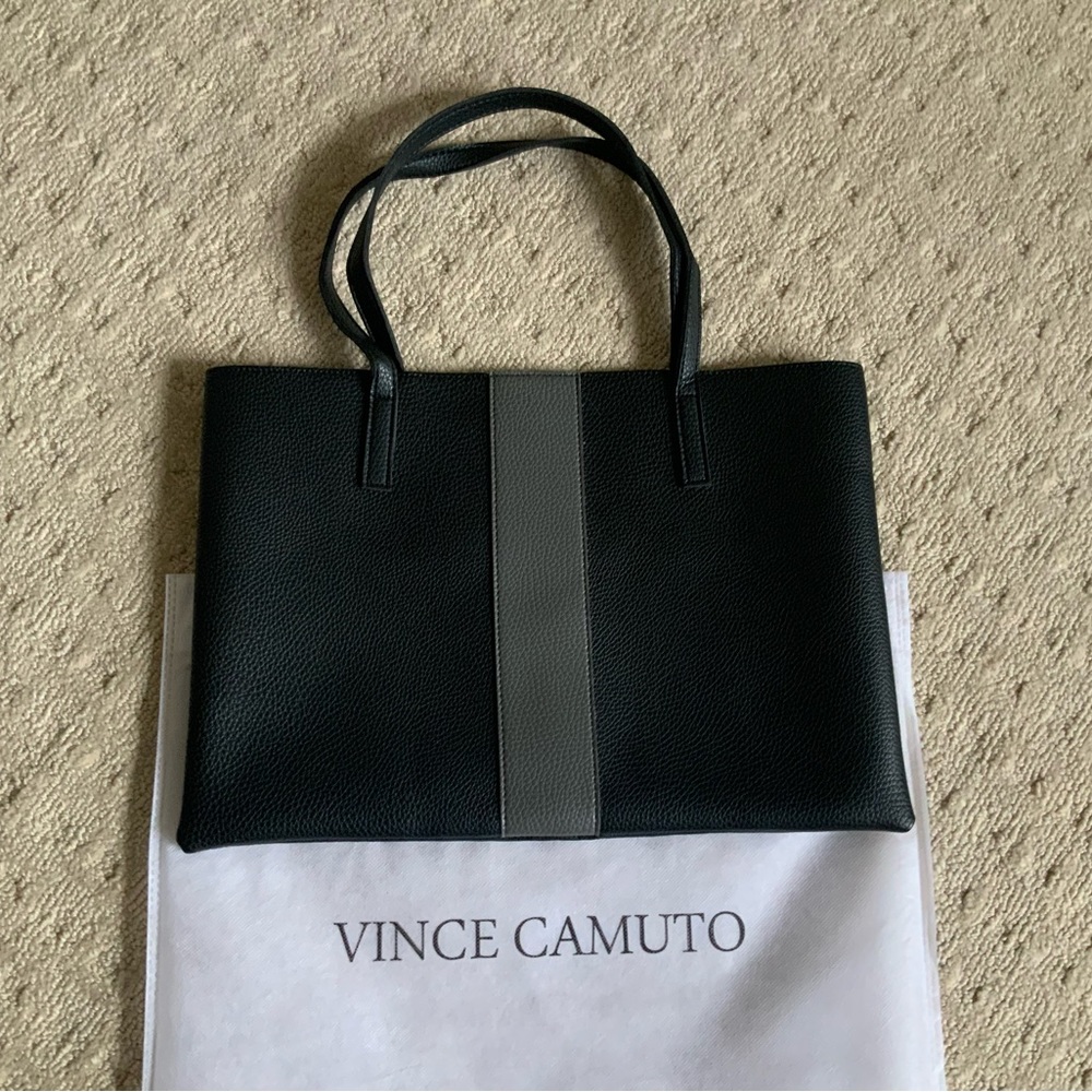 Brand New VINCE CAMUTO Black TOTE with dust bag OBO